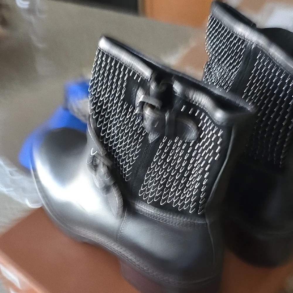 Coach Black Studded Ankle Booties - Picture 11 of 16